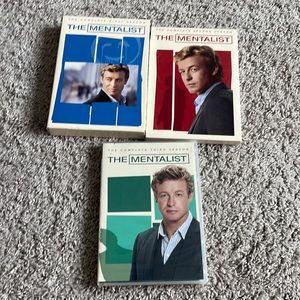 The Mentalist Seasons 1, 2, 3, on DVD
